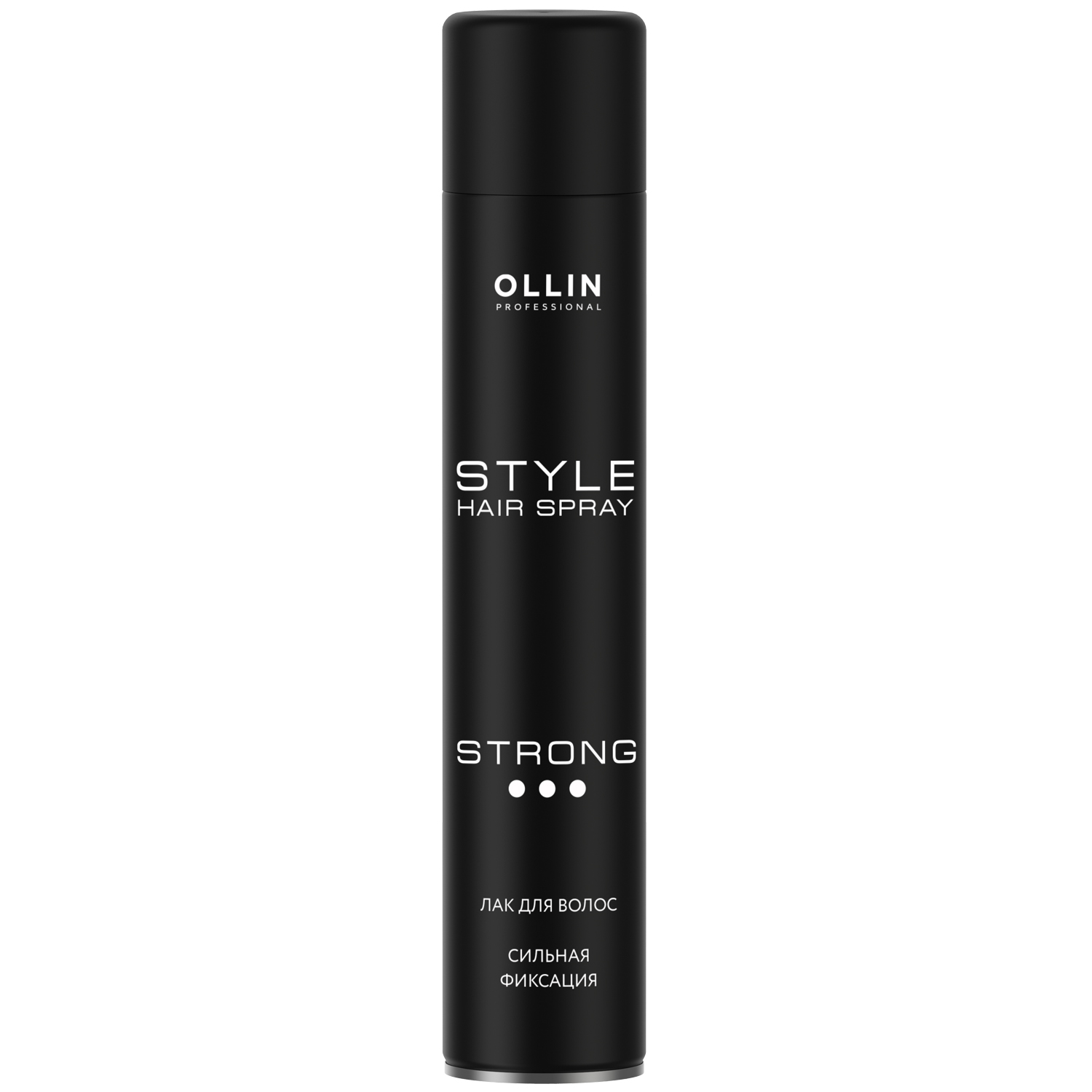 ollin лак для волос ollin professional style ультрасильной фиксации 500 мл Ollin Professional Лак для волос сильной фиксации, 500 мл (Ollin Professional, Style)