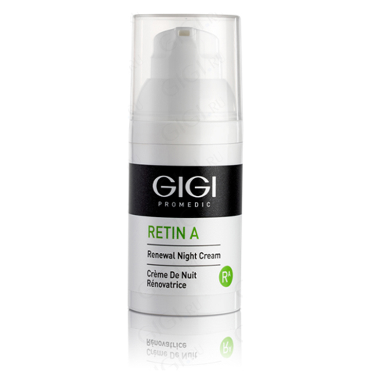 GiGi Крем ночной обновляющий Renewal Night Cream, 30 мл (GiGi, Retin A) gigi лосьон концентрат ночной мультикислотный triple power 120 мл gigi retin a
