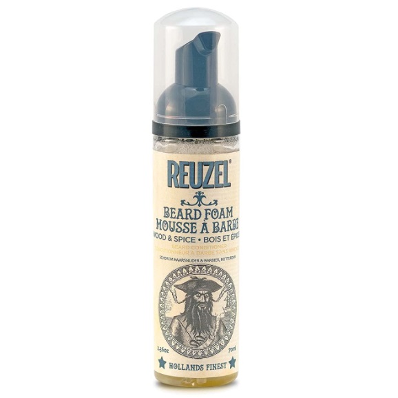 Reuzel Несмываемый кондиционер-пена для бороды Wood & Spice Beard Foam, 70 мл (Reuzel, Борода и усы)