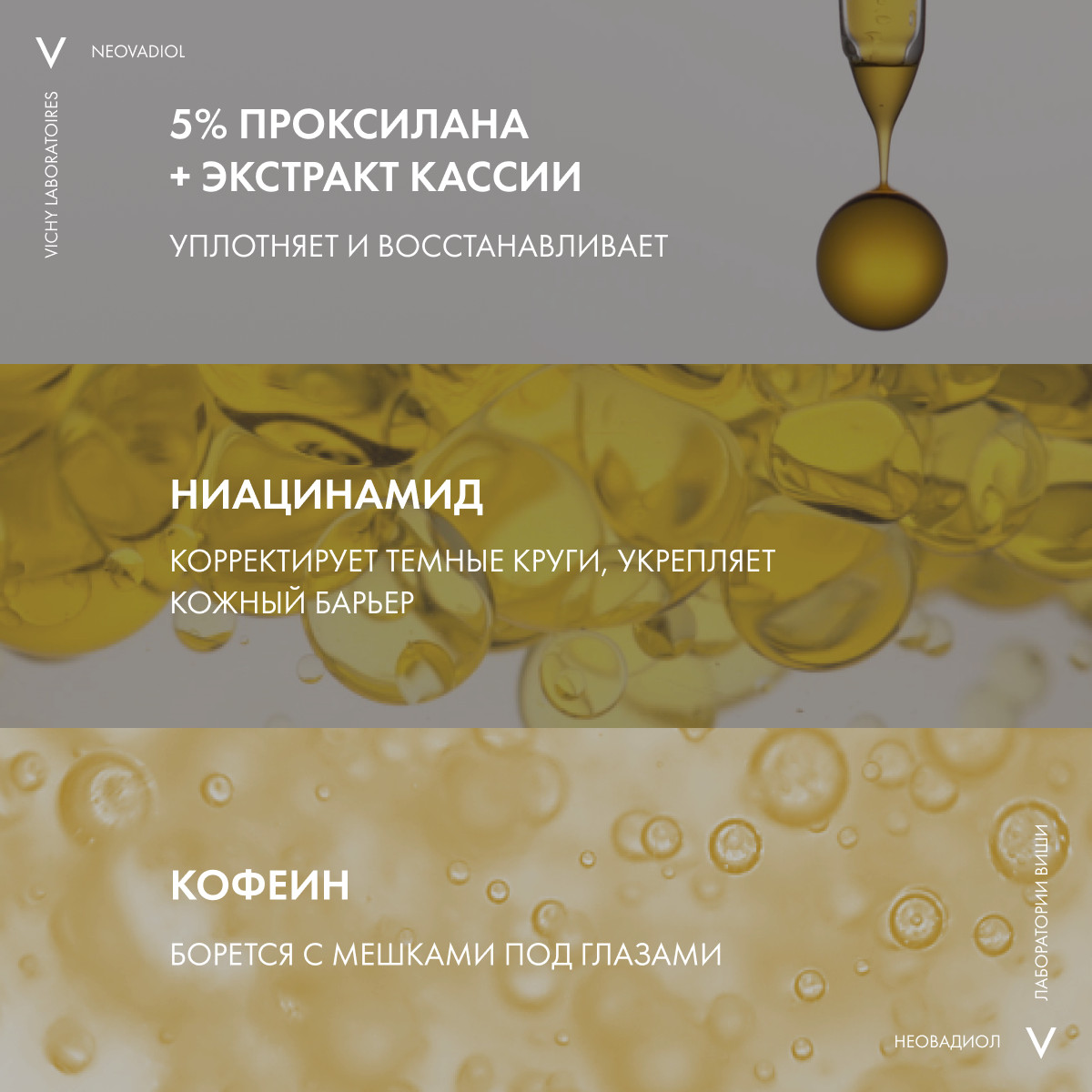 Виши Антивозрастной крем для контура глаз и губ против менопаузального старения кожи, 15 мл (Vichy, Neovadiol) фото 8