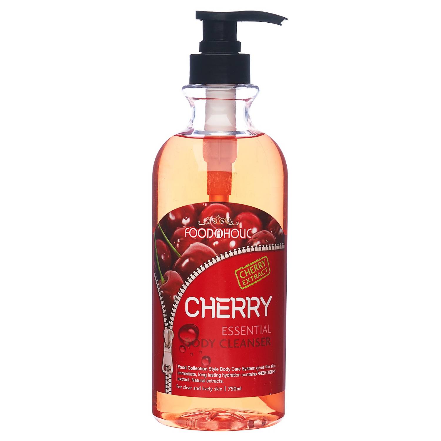 Фуд Эй Холик Гель для душа с экстрактом вишни Essential Body Cleanser Cherry, 750 мл (Food A Holic, Body) фото 0