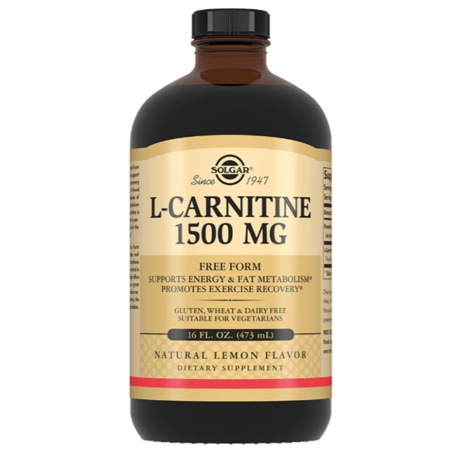 Солгар Жидкий L-Carnitine 1500 мг с натуральным лимонным вкусом, 473 мл (Solgar, Аминокислоты) фото 0