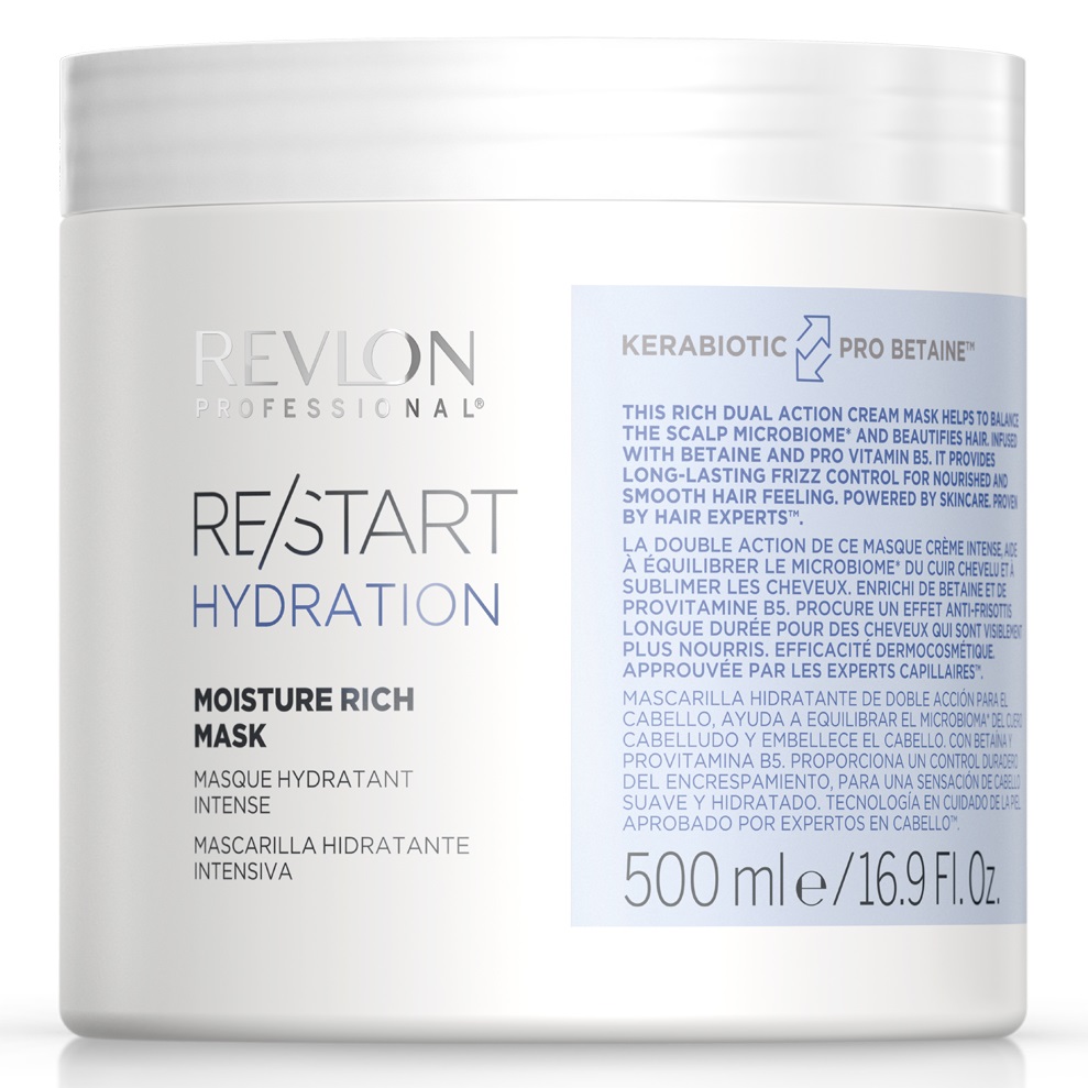 Ревлон Профессионал Интенсивно увлажняющая маска Moisture Rich Mask, 500 мл (Revlon Professional, Restart) фото 0