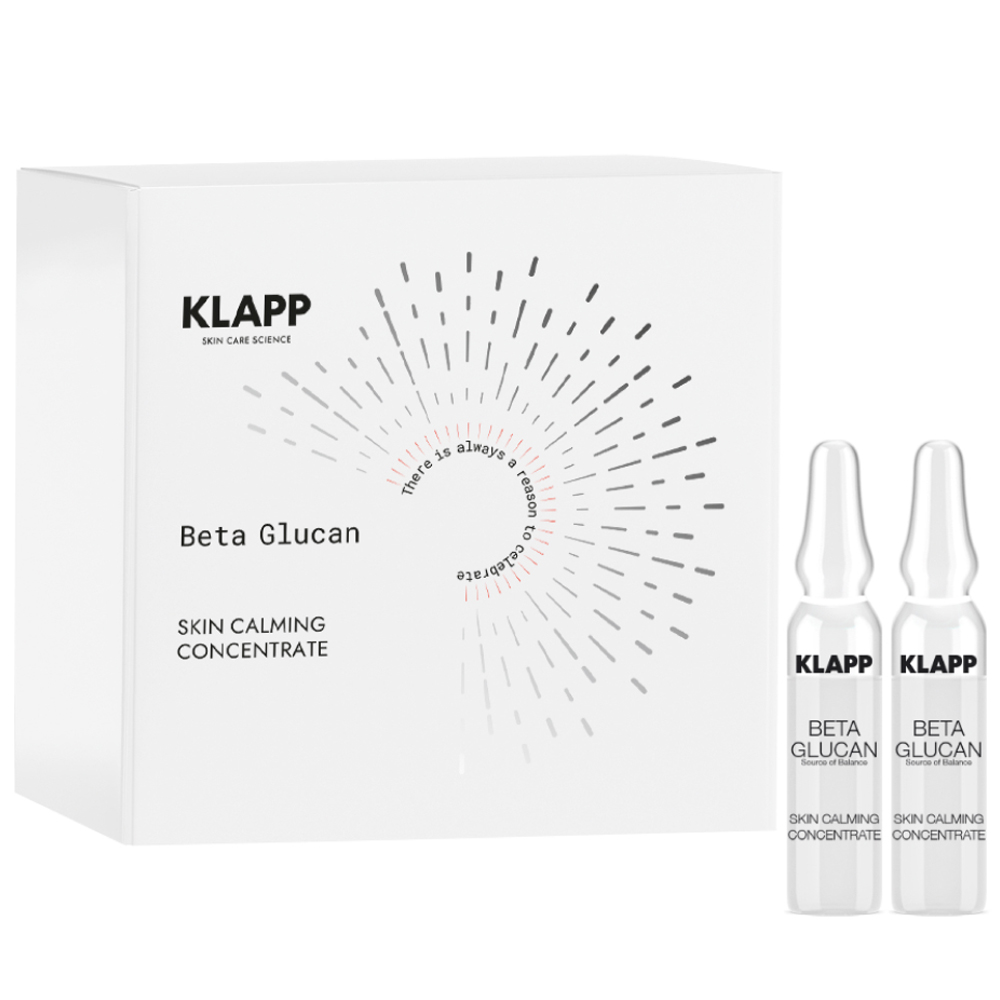 Клапп Ампульный концентрат для лица, 2 x 2 мл (Klapp, Beta glucan) фото 0