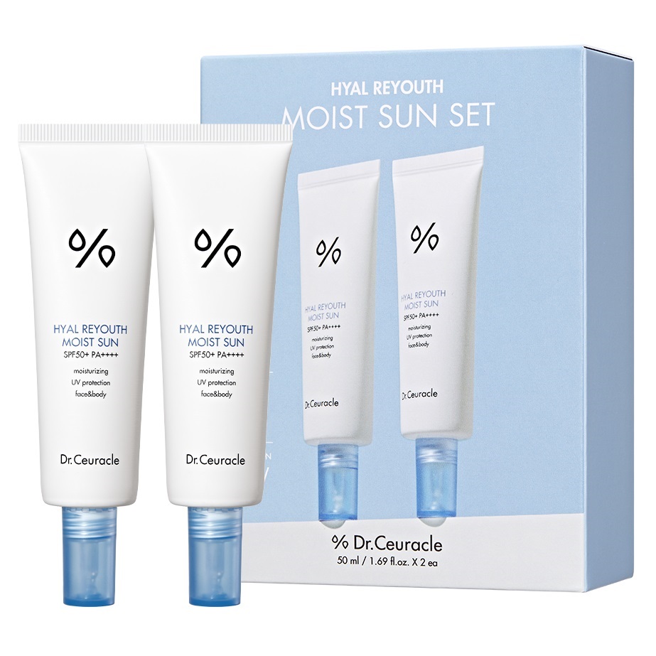 Увлажняющий солнцезащитный кремгель Moist Sun Duo Set SPF , х мл (Dr. Ceuracle, Hyal reyouth)