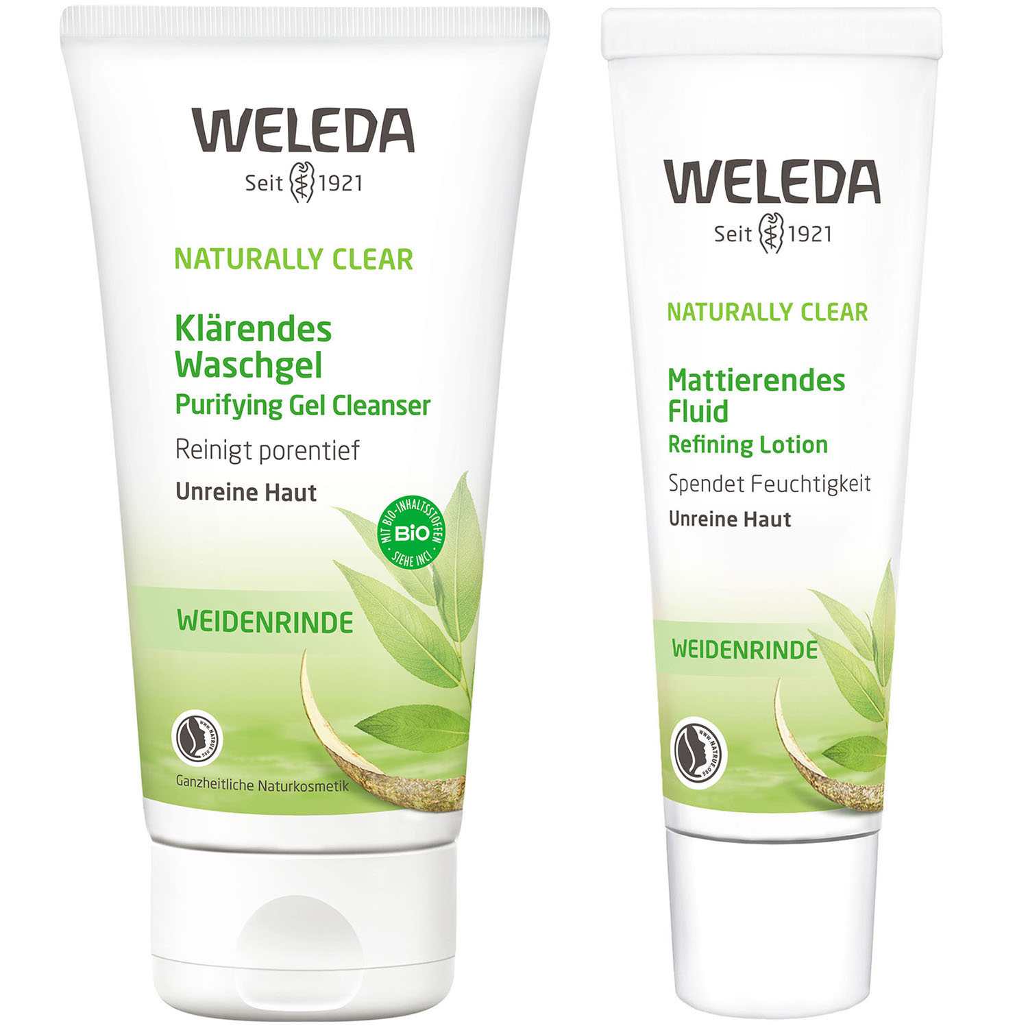 Купить Набор Naturally clear: очищающий гель 100 мл + матирующий флюид 30  мл Weleda Naturally Clear: цена и отзывы - Выгодные наборы - Центр Здоровья  Кожи