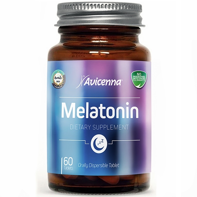 цена Avicenna Мелатонин 3 мг для здорового и глубокого сна, 60 таблеток (Avicenna, Витамины и минералы)
