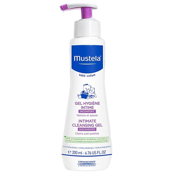 Мустела Гель для интимной гигиены Intimate Cleansing Gel 0+, 200 мл (Mustela, Bebe - время купаться) фото 0