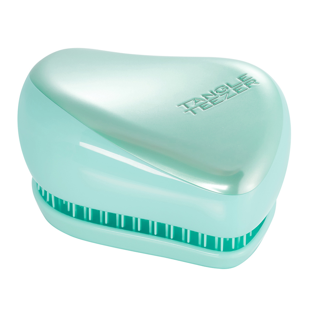 Tangle Teezer Расческа Frosted Teal Chrome, 53×68×98 мм (Tangle Teezer, Compact Styler) расческа tangle teezer compact styler puma neon yellow