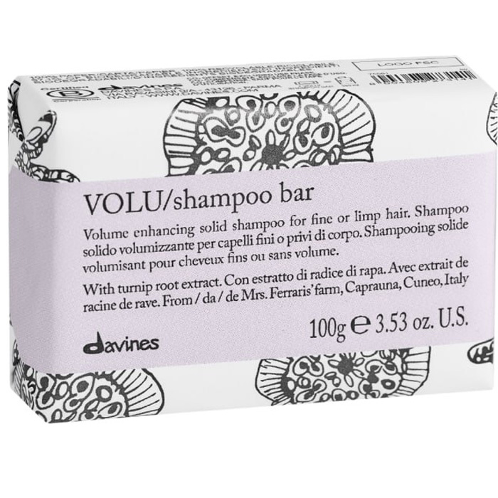 Davines Твёрдый шампунь для придания объема волосам Shampoo Bar, 100 г (Davines, Essential Haircare)