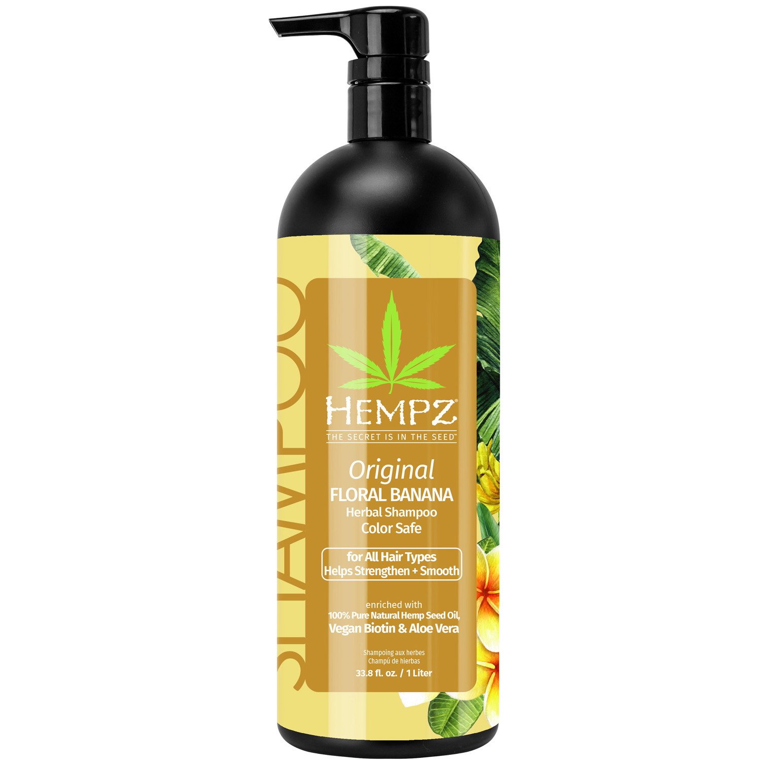цена Hempz Бессульфатный шампунь Original Herbal Shampoo For Damaged & Color Treated Hair, 1000 мл (Hempz, Оригинальная коллекция)