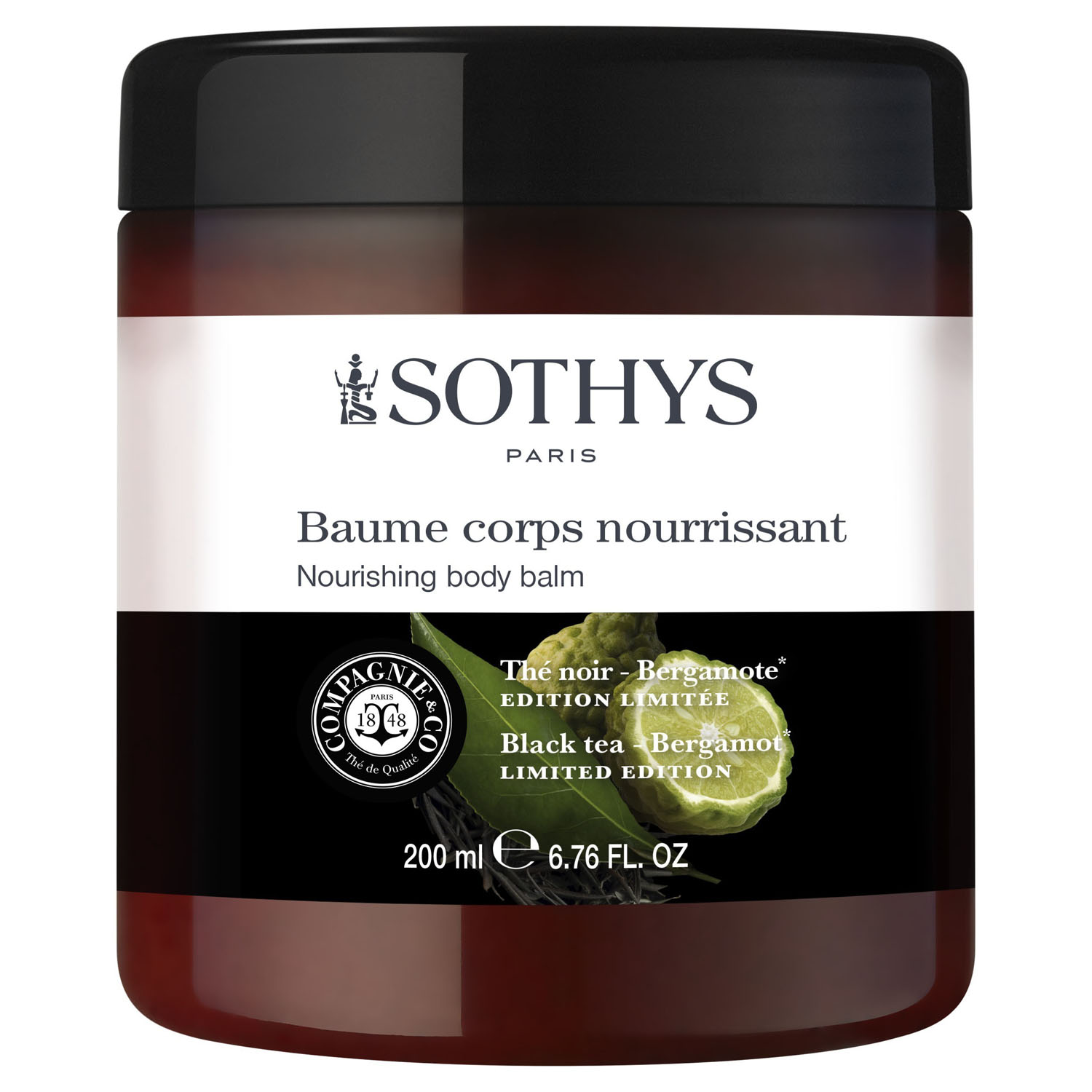 Sothys Питательный бальзам для тела «черный чай – бергамот», 200 мл (Sothys, Seasonal Treatment)