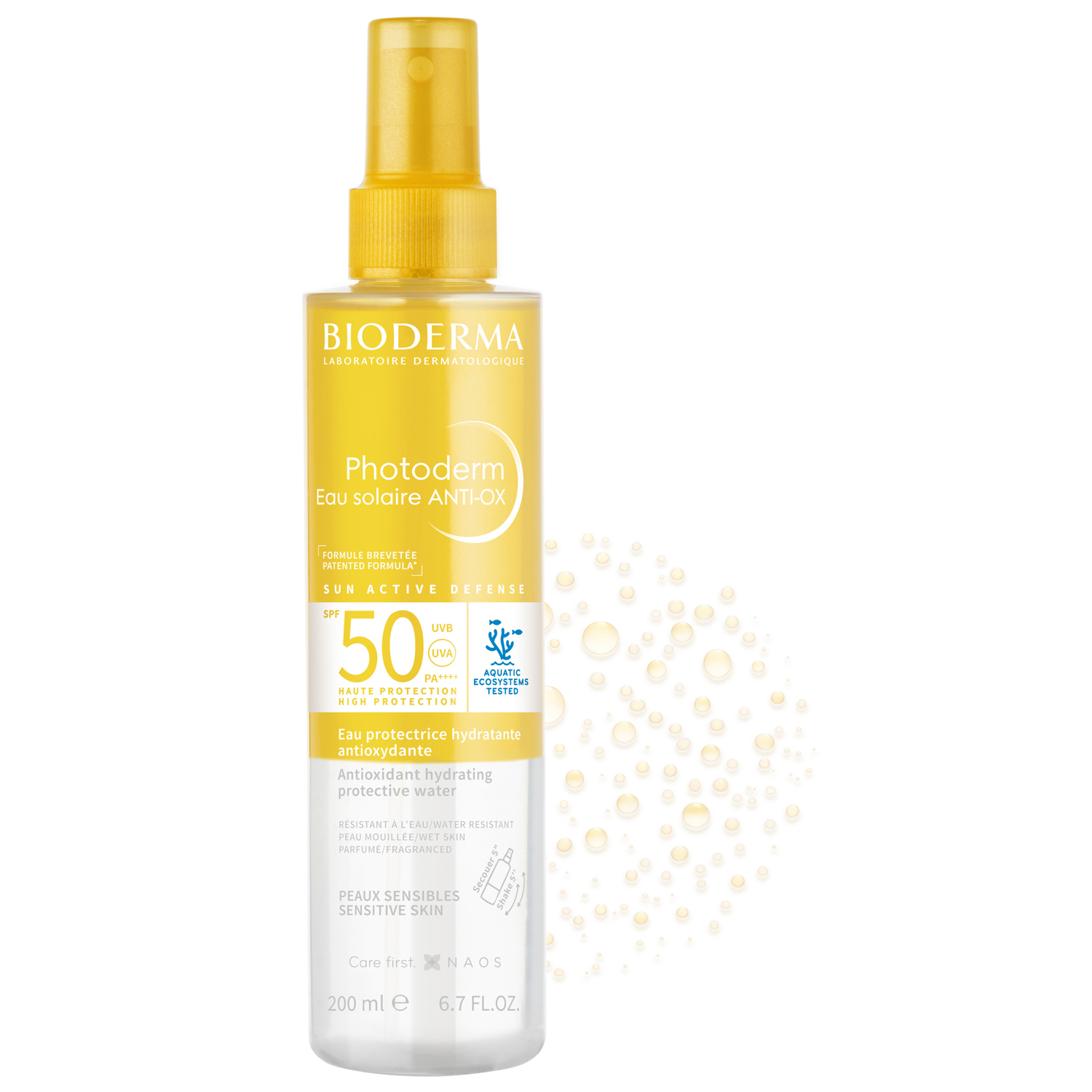 Bioderma Солнцезащитный антиоксидантный увлажняющий спрей SPF 50, 200 мл. фото