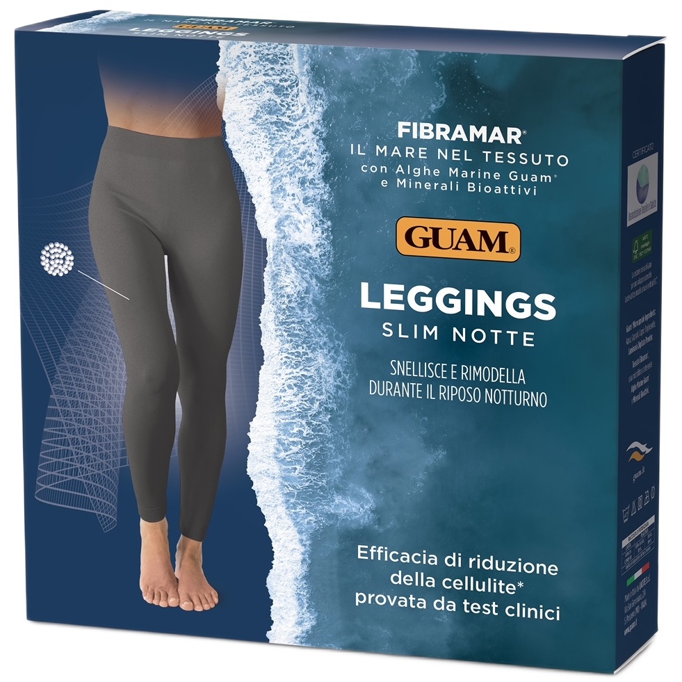 Guam Легинсы моделирующие ночные Fibramar Slim Notte серый, размер L/XL (Guam, Аксессуары) легинсы антицеллюлитные guam comfort fit l xl размер
