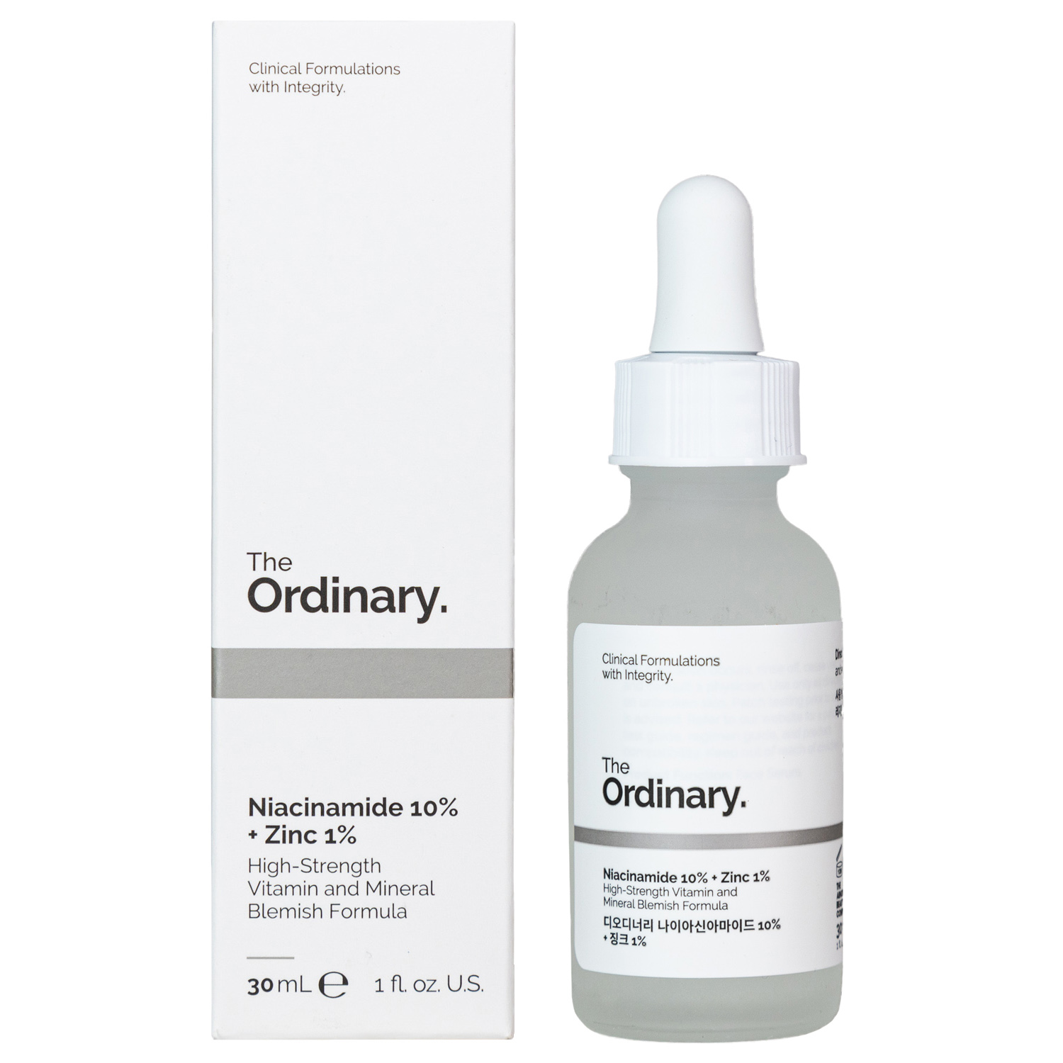 Ординари Сыворотка для проблемной кожи лица Niacinamide 10% + Zinc 1%, 30 мл (The Ordinary, ) фото 0