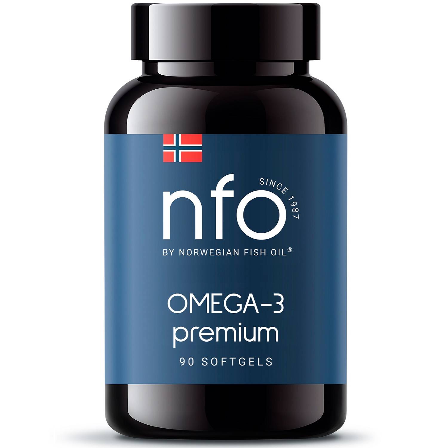 Норвегиан Фиш Ойл Комплекс Omega-3 Premium, 90 капсул х 1008 г (Norwegian Fish Oil, Омега 3) фото 0