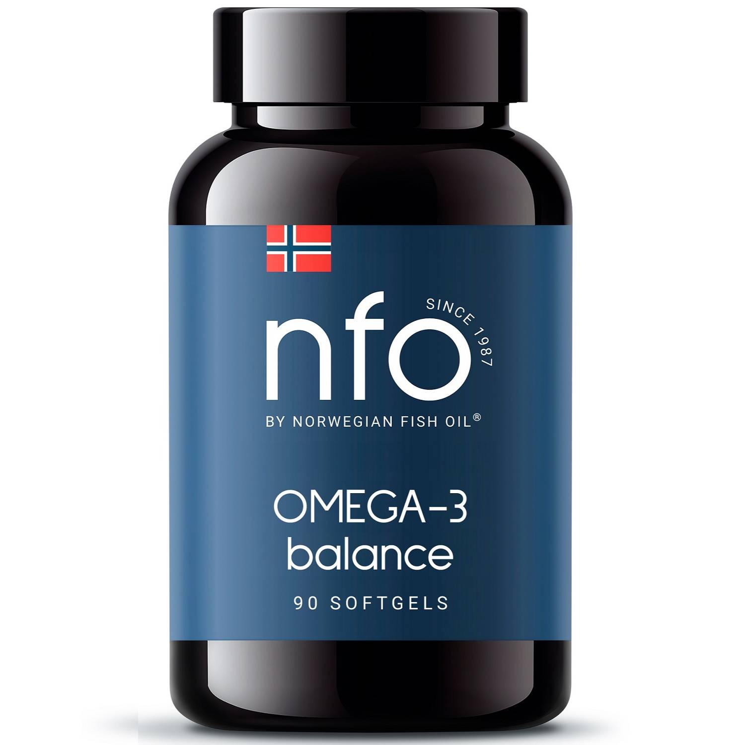 Норвегиан Фиш Ойл Комплекс Omega-3 Balance, 90 капсул х 500 г (Norwegian Fish Oil, Омега 3) фото 0