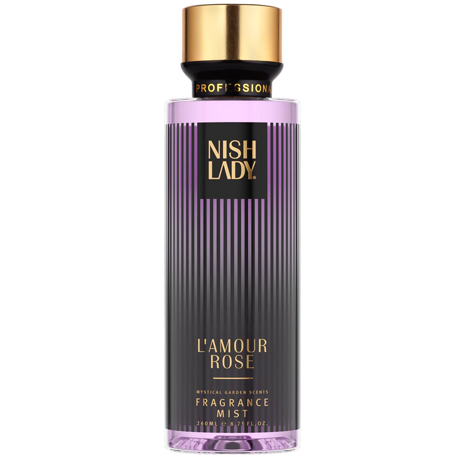 Nishlady Парфюмированный спрей для тела I'amour Rose, 260 мл (Nishlady, Body Mist)