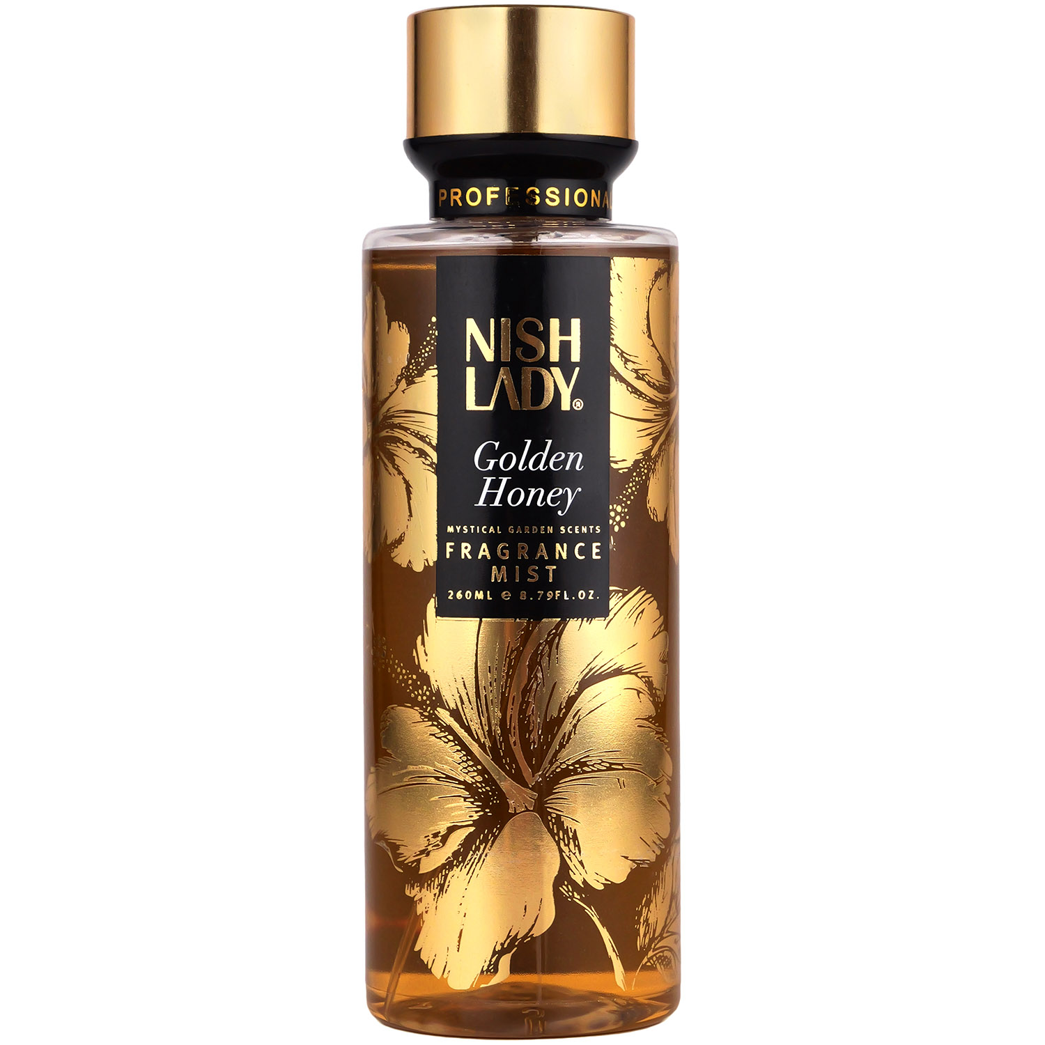 Nishlady Парфюмированный спрей для тела Golden Honey, 260 мл (Nishlady, Body Mist)