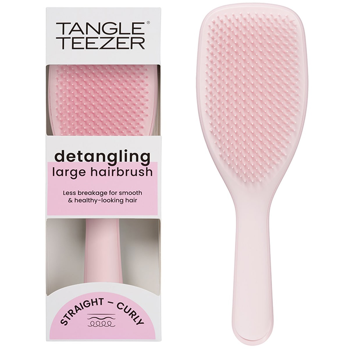 Тангл Тизер Расческа для длинных или густых волос The Large Pink Hibiscus (Tangle Teezer, The Ultimate Detangler) фото 0