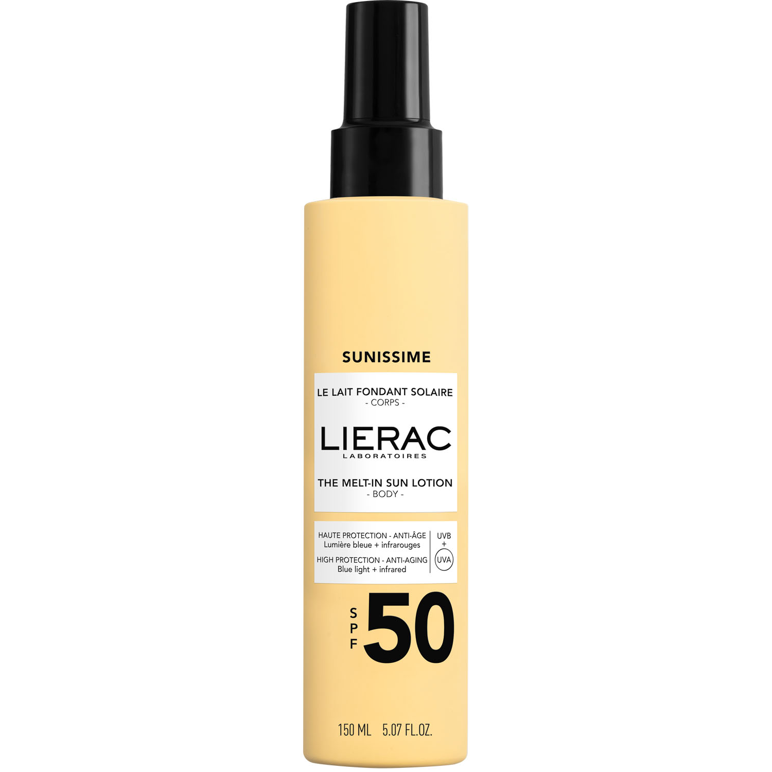 Lierac Солнцезащитный лосьон для тела SPF50, 150 мл (Lierac, Sunissime)