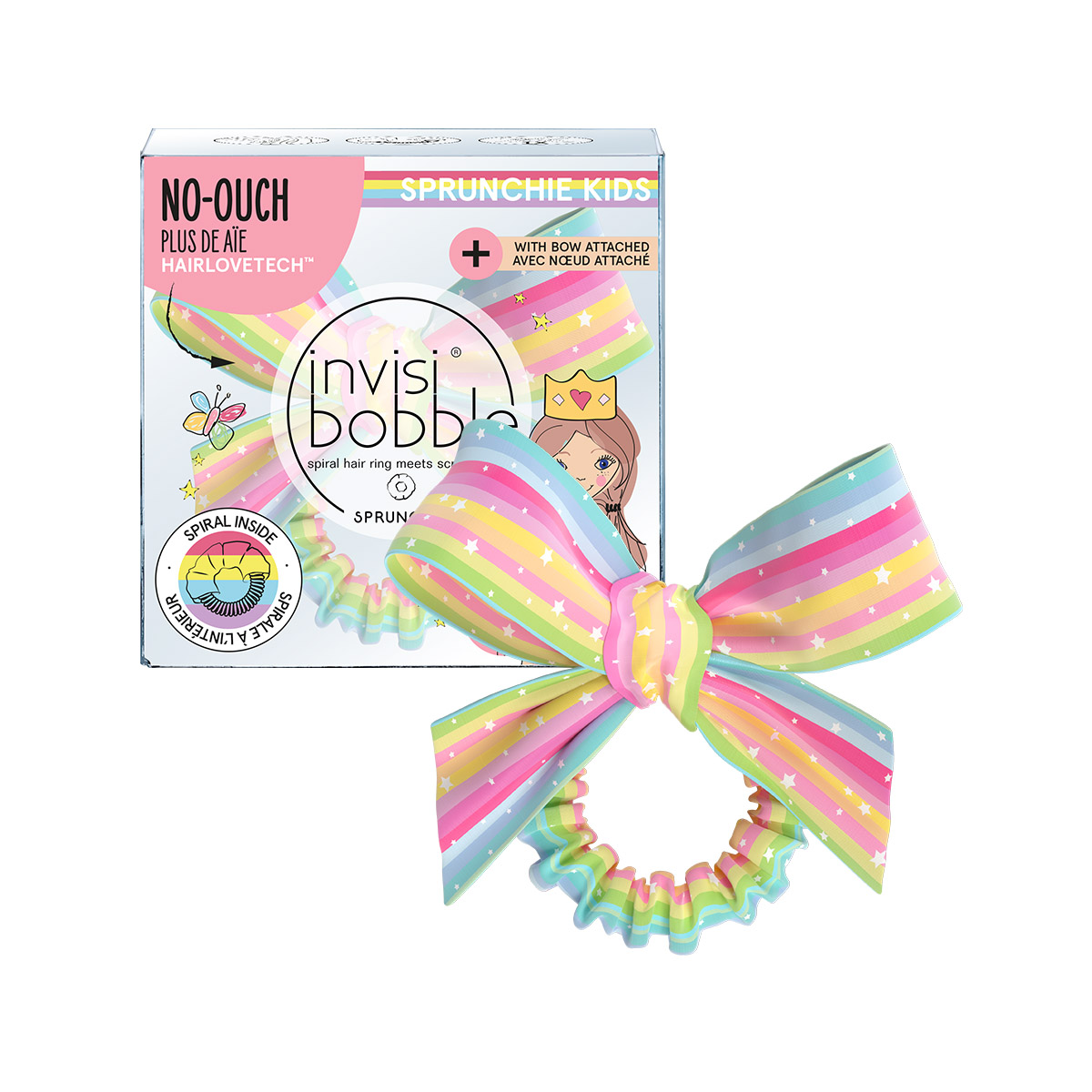 Инвизибабл Резинка-браслет для волос Kids Slim Rainbow (Invisibobble, Sprunchie) фото 0