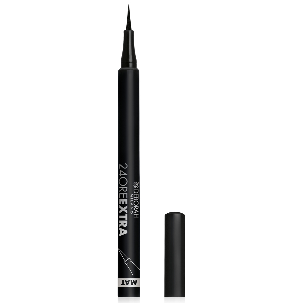 Дебора Подводка для век матовая Eyeliner Pen Extra Mat, черная (Deborah, 24Ore) фото 0