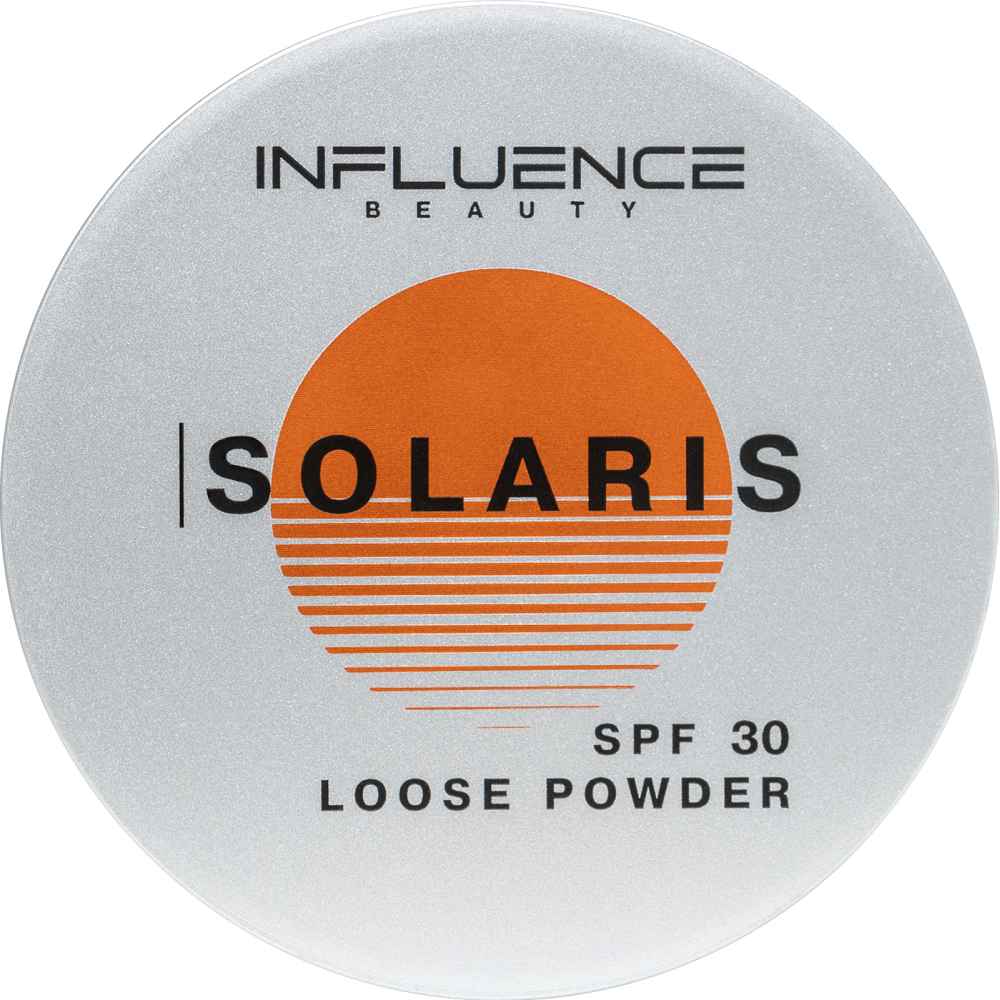  Рассыпчатая пудра Solaris SPF30 с матовым покрытием,  01 прозрачный (INFLUENCE beauty, Лицо) фото 0