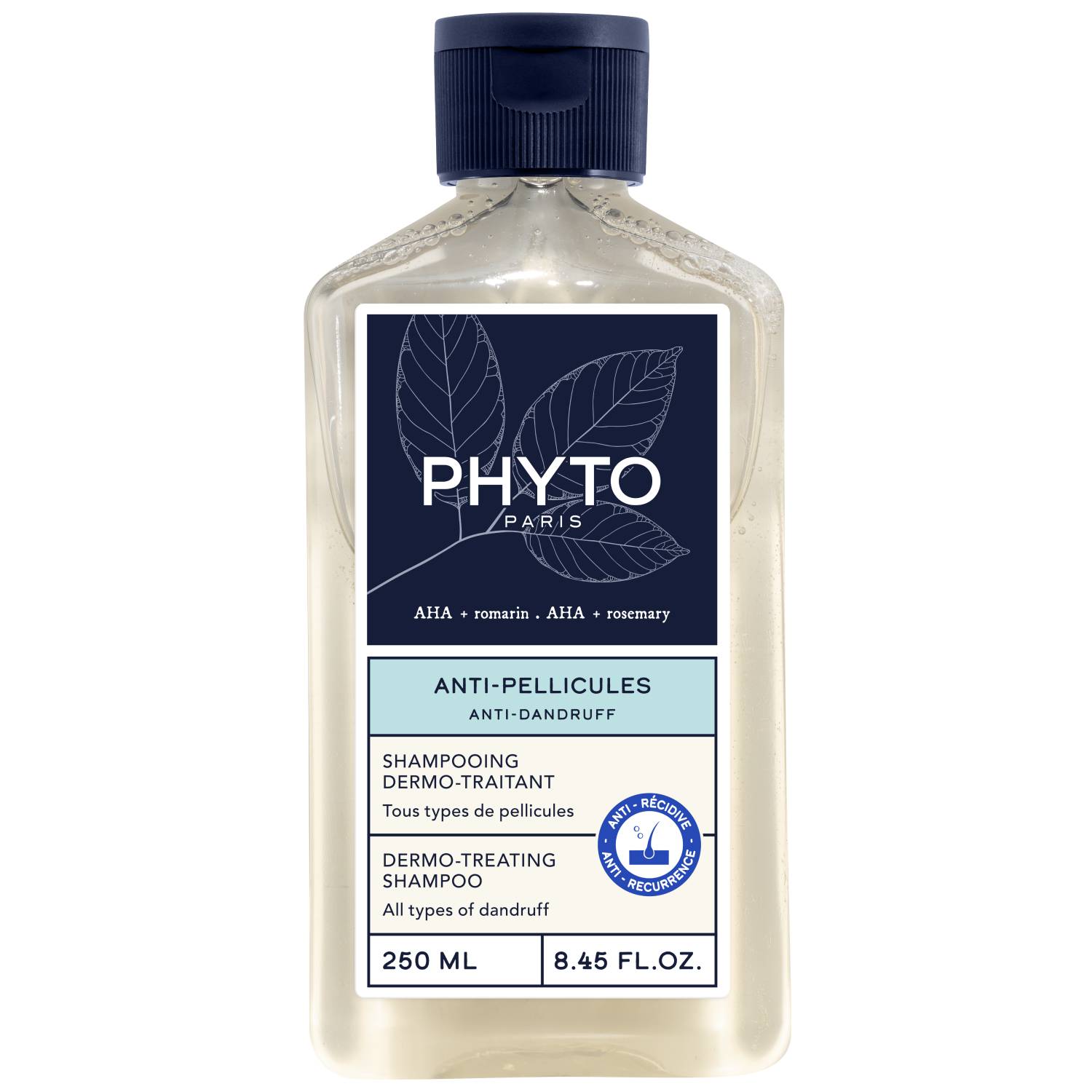 Фито Бессиликоновый шампунь против перхоти Anti-Dandruff, 250 мл (Phyto, Scalp Solution) фото 0