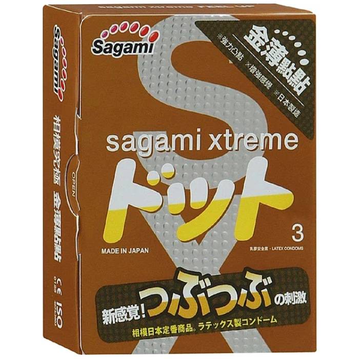  Презервативы Xtreme Feel Up латексные, усиливающие ощущения, 3 шт (Sagami, ) фото 0