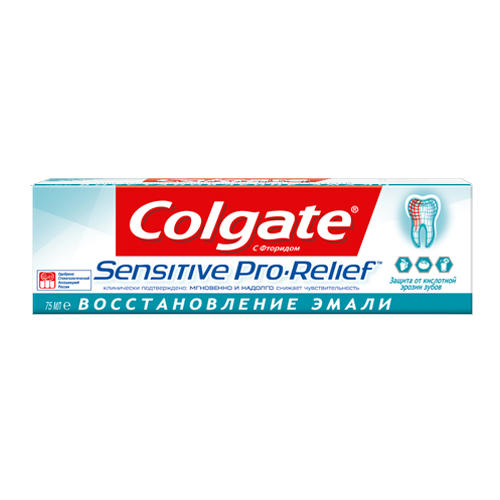 Колгейт Зубная паста Sensitive Pro-Relief Восстановление Эмали 75 мл (Colgate, Зубные пасты) фото 0