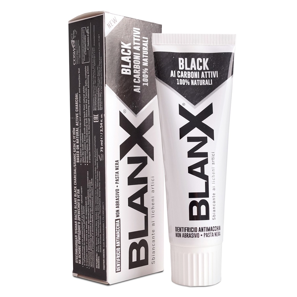 Blanx Отбеливающая зубная паста 75 мл (Blanx, Зубные пасты Blanx) blanx набор зубная паста отбеливающая вайт шок 75мл 2 штуки blanx зубные пасты blanx