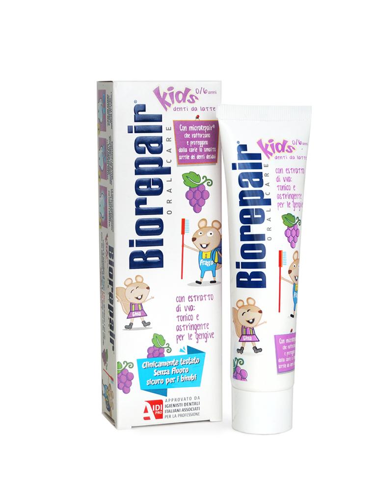 Biorepair Детская зубная паста 50 мл виноград (Biorepair, Детская гамма) 0502 гамма