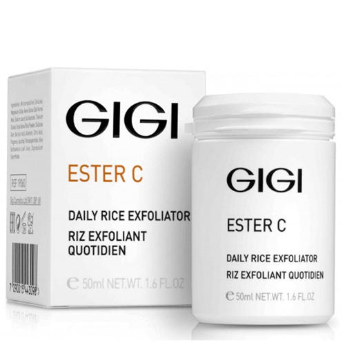 GiGi Эксфолиант для очищения и микрошлифовки кожи Daily Rice, 50 мл (GiGi, Ester C) gigi эксфолиант ester c 50 мл