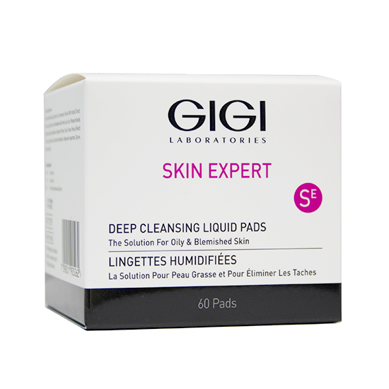 GiGi Очищающие диски Derma Clear Deep Cleansing, 60 шт (GiGi, Skin Expert)