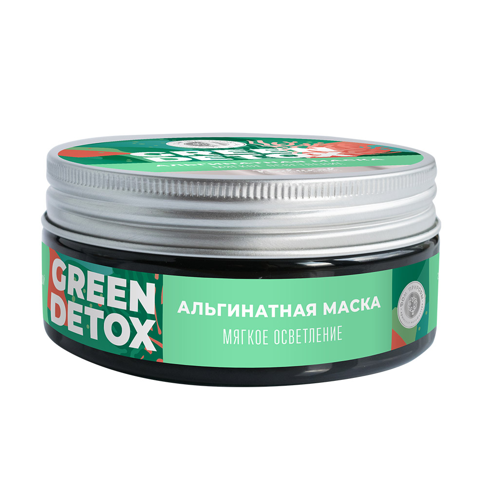 Купить Альгинатная маска Green Detox с комплексом черноморских водорослей  Мягкое осветление, 60 г Дом природы Green Detox: цена и отзывы - Средства  против пигментных пятен - Центр Здоровья Кожи