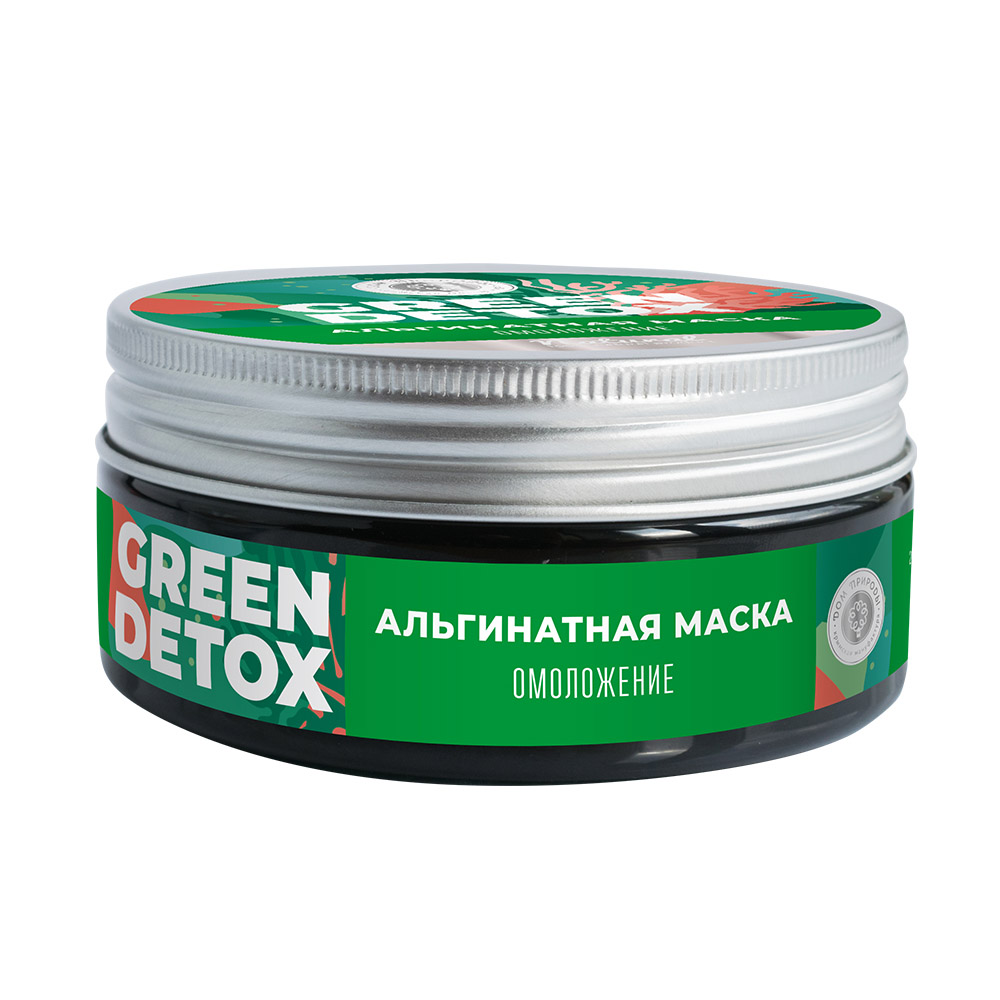 Купить Альгинатная маска Green Detox с комплексом черноморских водорослей  Омоложение, 60 г Дом природы Green Detox: цена и отзывы - Средства против  старения кожи - Центр Здоровья Кожи