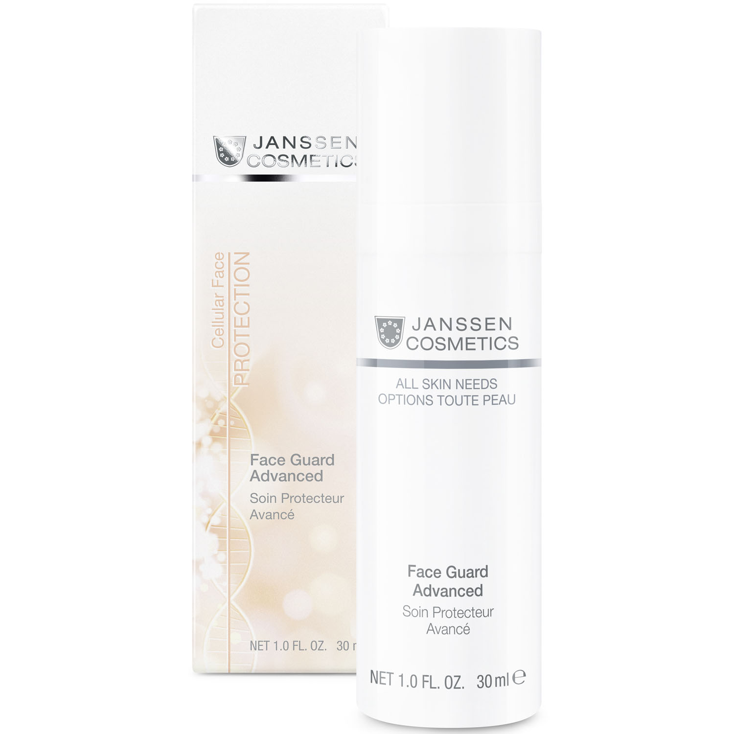 цена Janssen Cosmetics Легкая солнцезащитная основа SPF 30 с UVA-, UVB- и IR-защитой Face Guard Advanced, 30 мл (Janssen Cosmetics, All skin needs)