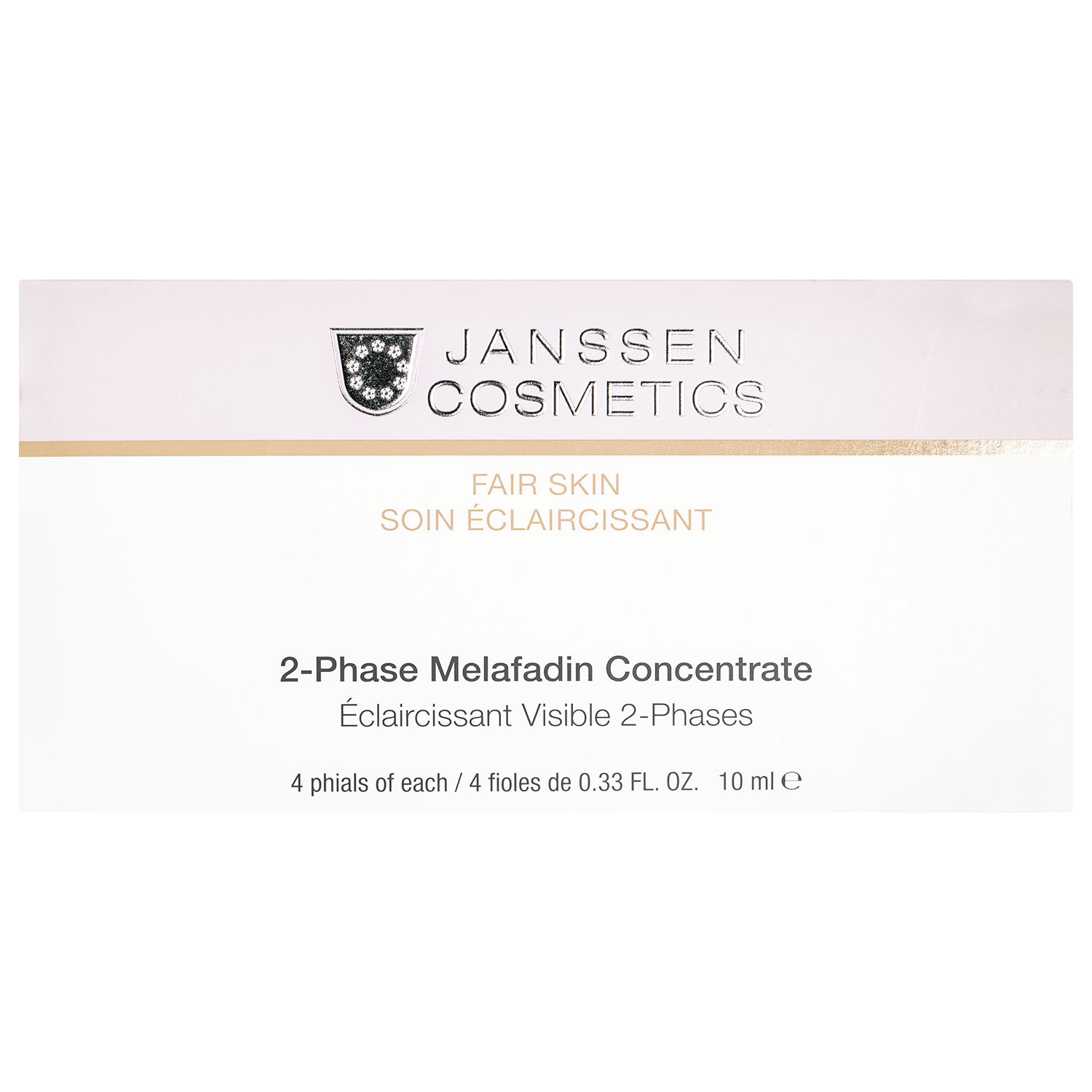 Janssen Cosmetics Двухфазный осветляющий комплекс 2-Phase Melafadin Concentrate, 4 х 10 мл (Janssen Cosmetics, Fair Skin)