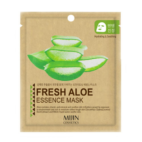 Миджин Маска тканевая алоэ Fresh Aloe Essence Mask, 1 шт (Mijin, Essence) фото 0