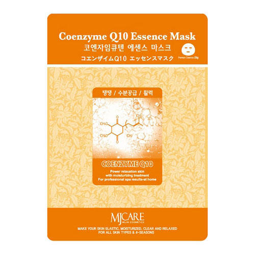 Миджин Тканевая маска коэнзим MJ Care Coenzyme Q10 Essence Mask Mijin 23 г (Mijin, MjCare) фото 0