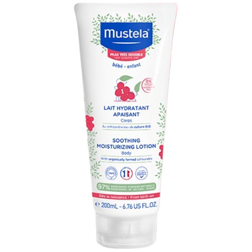 Мустела Увлажняющее успокаивающее молочко для тела, 200 мл (Mustela, Very Sensitive Skin) фото 0