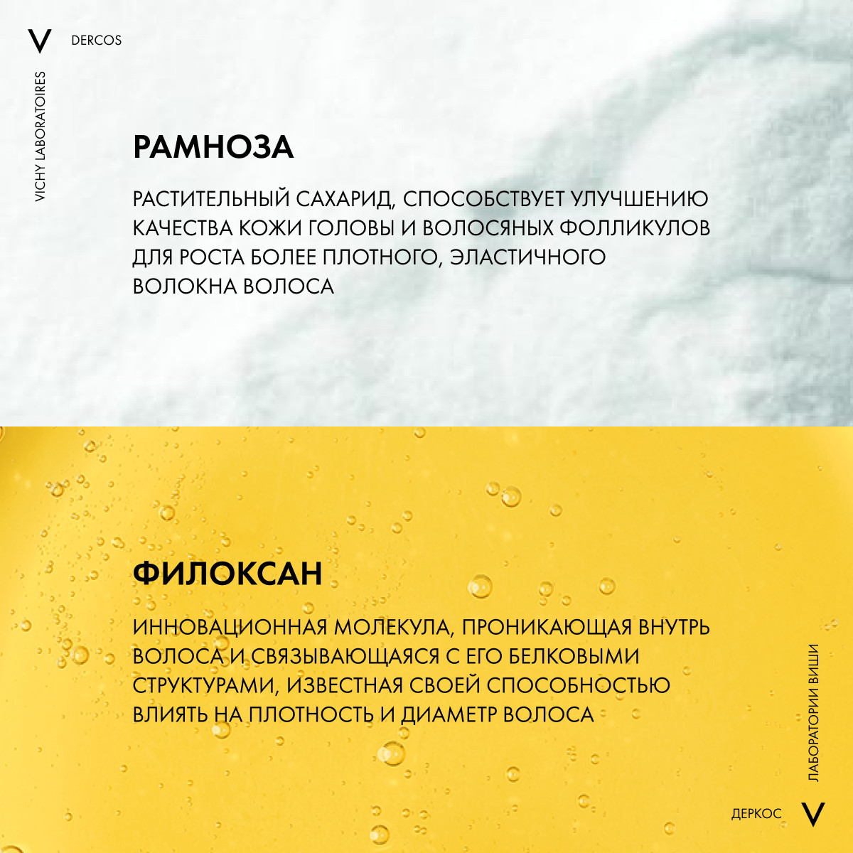 Виши Уплотняющий шампунь для увеличения густоты и объема волос, 400 мл (Vichy, Dercos Densi-Solutions) фото 12