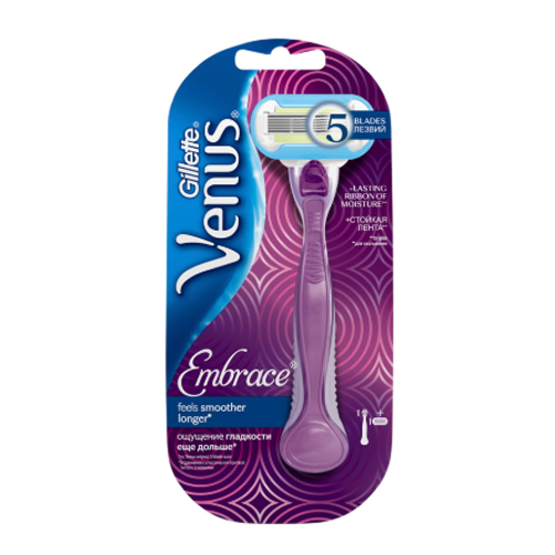 

Gillette Женская бритва со сменной кассетой Venus Embrace 1 шт (Gillette, Бритвы и лезвия), Бритвы и лезвия