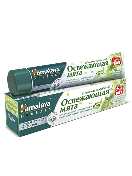 Хималайя Хербалз Зубная паста Mint fresh, 75 мл (Himalaya Herbals, Уход за зубами) фото 0