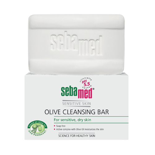 Себамед Мыло для лица оливковое Sensitive Skin olive cleansing bar 150 гр. (Sebamed, Sensitive Skin) фото 0