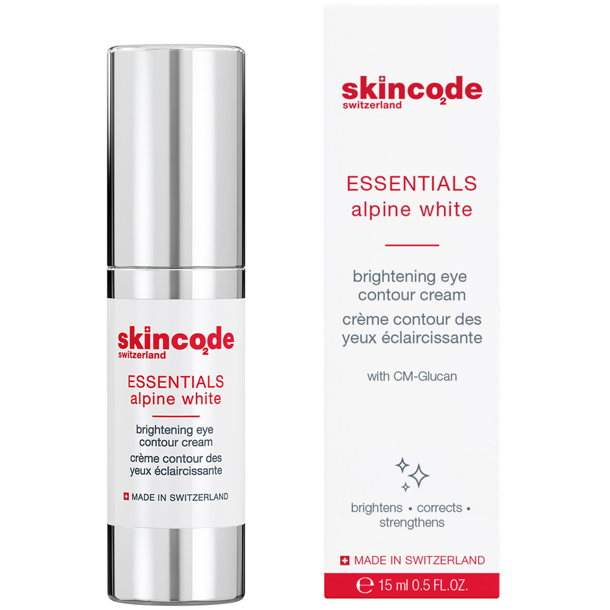 Skincode Осветляющий крем для контура глаз, 15 мл (Skincode, Essentials Alpine White)