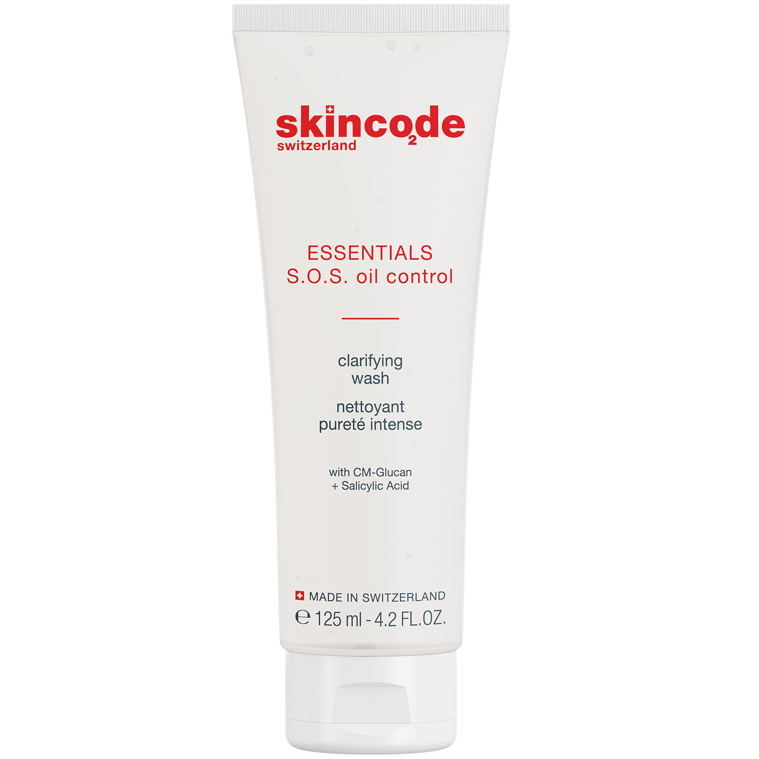 цена Skincode Очищающее средство для жирной кожи, 125 мл (Skincode, Essentials S.0.S Oil Control)