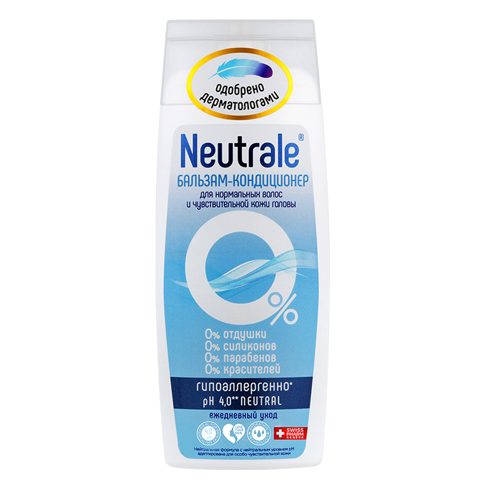 Neutrale Бальзам-кондиционер для нормальных волос и чувствительной кожи головы, 250 мл (Neutrale, Для тела и волос) цена и фото