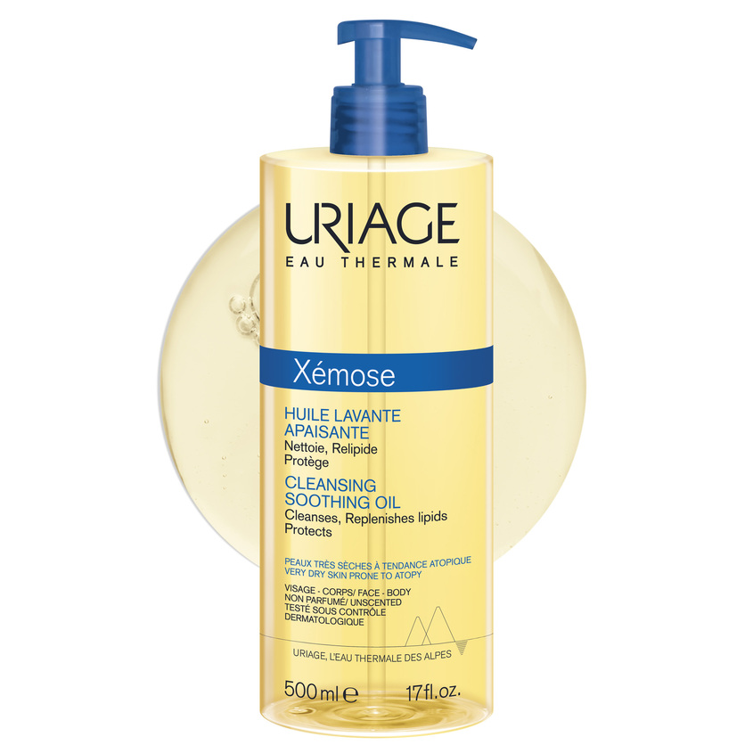 Uriage Очищающее успокаивающее масло, 500 мл (Uriage, Xemose)